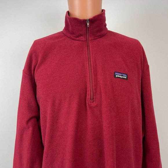 Patagonia Other - Patagonia Synchilla  Lighweight Quarter Zip Fleece Sweatshirt Red Size L
